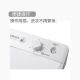 康佳（KONKA）6公斤 半自动波轮洗衣机 双缸小洗衣机（白色）XPB60-70...