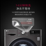 LG 纤慧系列11.2KG滚筒洗+2KG波轮洗衣机全自动 速净喷淋 14分钟快洗...