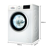 博世（BOSCH） 8公斤 婴幼洗 变频 滚筒洗衣机 筒清洁（白色）XQG80-WAN201600W