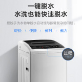 美的（Midea）波轮洗衣机全自动 7.2公斤 专利免清洗十年桶如新 10分钟快洗 一键脱水 以旧换新 MB72V31