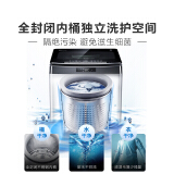海尔（Haier）直驱变频波轮洗衣机全自动MW100-BD996U1 全封闭内筒隔绝污染 10KG大容量 线下同款