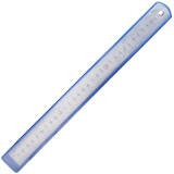 得力(deli)30cm不锈钢直尺 测量绘图刻度尺子 带公式换算表 办公用品 8...