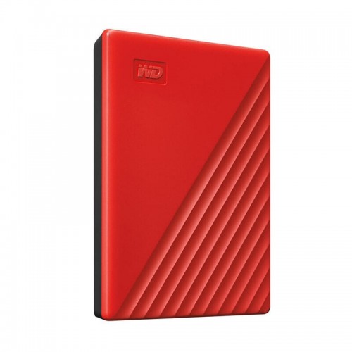 西部数据(WD) 1TB USB3.0 移动硬盘 My Passport随行版 2.5英寸 红色 高速 便携 加密 自动备份 WDBYVG0010BWT-CESN