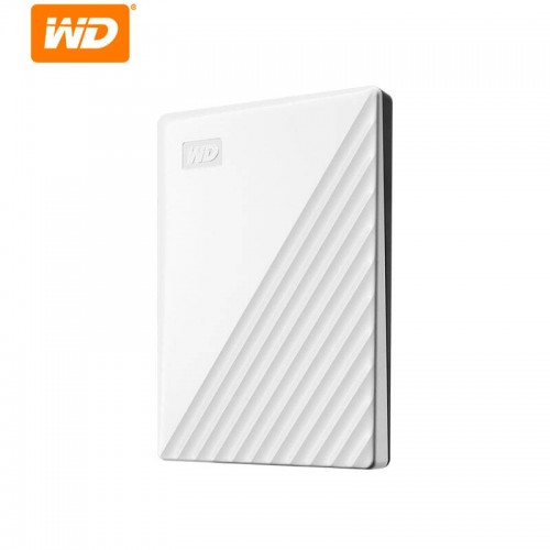 西部数据(WD) 2TB USB3.0 移动硬盘 My Passport随行版 2.5英寸 白色 大容量 高速 加密 自动备份 WDBYVG0020BWT