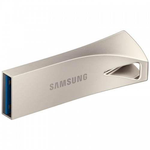 三星（SAMSUNG）128GB USB3.1 防水高速读写U盘金属外壳 BAR升级版+ 读速400MB/s 香槟银