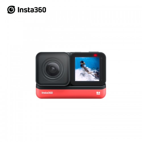 Insta360 ONE R（4K版) 防抖模块化广角运动相机  骑行摩托车滑雪跳伞