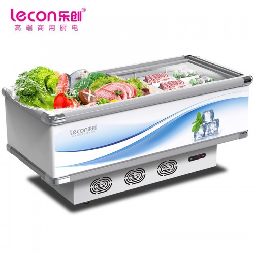 乐创（lecon）卧式冰柜商用冷藏保鲜速冷冻柜 (1.8米)LC-DG01