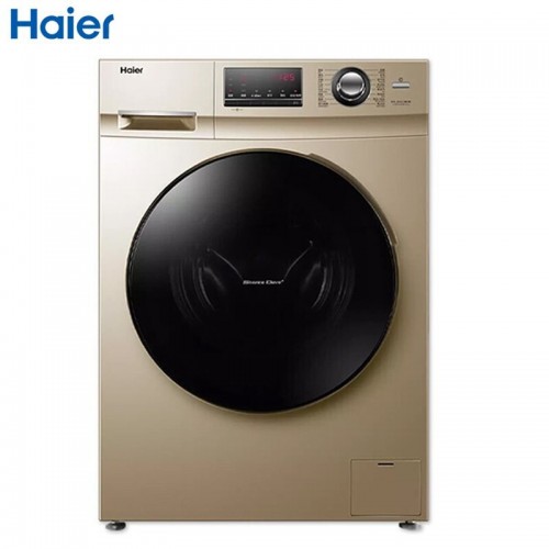 海尔 Haier 10公斤全自动滚筒洗衣机 带烘干 大容量变频一级能效 G100...