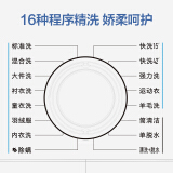 创维(SKYWORTH) 6公斤 滚筒洗衣机全自动 宿舍租户小型迷你 超薄嵌入 高温加热灭有害物质 F60A