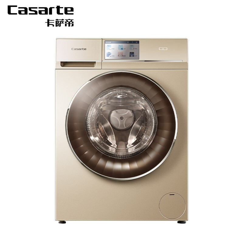 卡萨帝（Casarte）直驱变频 滚筒洗衣机全自动 微蒸汽空气洗 WIFI智能控制 10KG洗烘一体C1 HBD10G3U1（专）