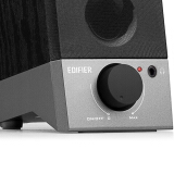 漫步者（EDIFIER）R19U 木质纯音2.0迷你桌面音响  黑色