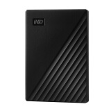 西部数据(WD) 4TB USB3.0 移动硬盘 My Passport随行版 2.5英寸 黑色 大容量 高速加密 自动备份 兼容Mac  WDBPKJ0040BBK