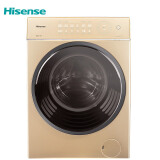 海信(Hisense) 滚筒洗衣机全自动 10公斤变频 1400转高效电机 智能投放 旋瀑洗 XQG100-T1406BFIYG