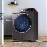 三星（SAMSUNG）10公斤洗烘一体机滚筒洗衣机全自动 蒸汽除菌 WD1WN6...