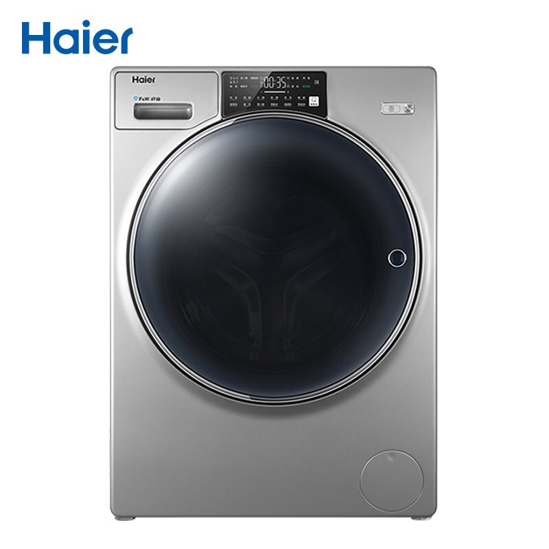 海尔(Haier)10KG洗烘滚筒洗衣机全自动 紫外线除菌 直驱超声波空气洗 纤合FAW10HD996LSU1线下同款