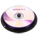 紫光（UNIS）DVD-R空白光盘/刻录盘 钻石系列 16速4.7GB 桶装10片