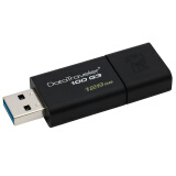 金士顿（Kingston）128GB USB3.0 U盘 DT100G3 读速130MB/s 黑色 滑盖设计