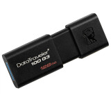 金士顿（Kingston）128GB USB3.0 U盘 DT100G3 读速130MB/s 黑色 滑盖设计