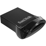 闪迪(SanDisk)64GB USB3.1 U盘 CZ430酷豆 黑色 读速130MB/s  小身材 大容量
