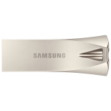 三星（SAMSUNG）128GB USB3.1 防水高速读写U盘金属外壳 BAR升级版+ 读速400MB/s 香槟银