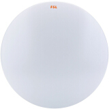 佛山照明（FSL）LED吸顶灯超薄款简易节能灯圆形全白36W白光5700K