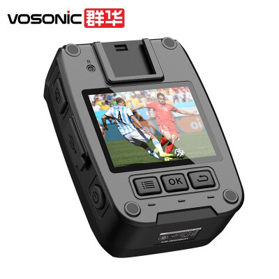 群华（ VOSONIC）A1 64G 1296P高清版执法记录仪4800万像素高清红外夜视红蓝爆闪循环录像激光定位