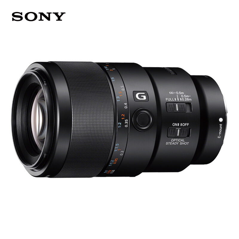 索尼（SONY）FE 90mm F2.8 G OSS 全画幅微单相机微距G镜头 E卡口 (SEL90M28G) 微距特写 人像 视频