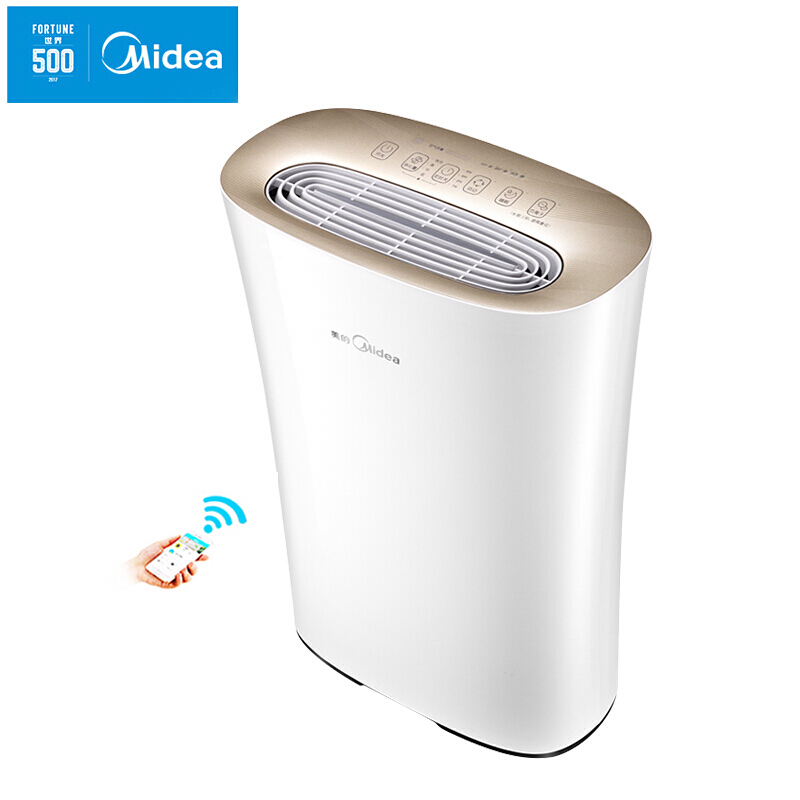 美的（Midea）空气净化器家用卧室负离子除甲醛雾霾二手烟pm2.5除烟除尘氧吧KJ210G-C46【企业采购】