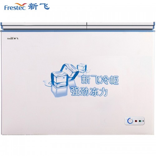 新飞（Frestec）220升家用商用冰柜 双箱双温冷柜 顶开门 冷藏冷冻（白色...
