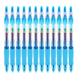 晨光(M&G)文具GP1008/0.5mm蓝色中性笔 经典按动子弹头签字笔 12...