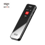 爱国者aigo 录音笔R6933 32G专业录音器一键录音设备微型 录音转文字 炫黑