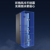 美的(Midea)247升变频一级能效三门家用冰箱风冷无霜小冰箱BCD-247WTPZM(E)