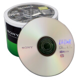 索尼（SONY）空白光盘CD-R/DVD+R空白光盘刻录碟 50片桶装 DVD+R 