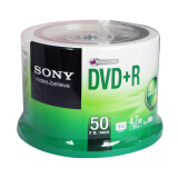 索尼（SONY）空白光盘CD-R/DVD+R空白光盘刻录碟 50片桶装 DVD+...