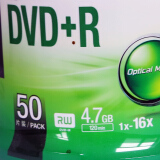 索尼（SONY）空白光盘CD-R/DVD+R空白光盘刻录碟 50片桶装 DVD+R 