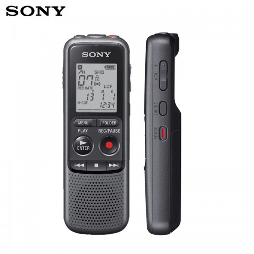 索尼（SONY） ICD-PX240数码录音笔 会议学习降噪播放录音棒 专业录音大口径扬声器 黑色 4G VOR音控功能