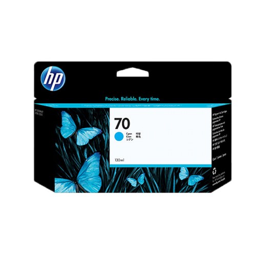 惠普（HP）70号墨盒/打印头适用Z5400 Z2100 Z5200 Z3100 Z3200 C9390A浅青色墨盒130ML
