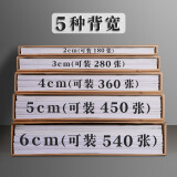 金值10个装30mm背宽A4牛皮纸档案盒 高质感党建资料盒 加厚文件收纳盒 财务凭证盒 人事纸质档案盒JK6095