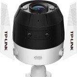 TP-LINK 400万高清全彩监控摄像头 家用室外无线WIFI手机远程防水 红...