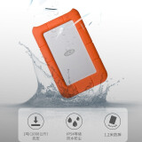 雷孜LaCie 4TB USB3.0 移动硬盘 Rugged Mini 2.5英...