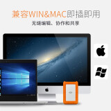 雷孜LaCie 1TB Type-C/USB3.1 移动硬盘 Rugged 2....