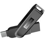 联想（Lenovo）128GB Type-C USB3.1 手机U盘 X3C 深空灰 全金属 双接口旋转