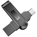 联想（Lenovo）128GB Type-C USB3.1 手机U盘 X3C 深空灰 全金属 双接口旋转