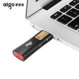 爱国者（aigo）64GB USB3.0 U盘 L8302写保护 黑色 防病毒入...