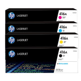惠普（HP）硒鼓 适用于454dw/479系列/480f 硒鼓墨盒耗材 416A四色w2040-3a套装