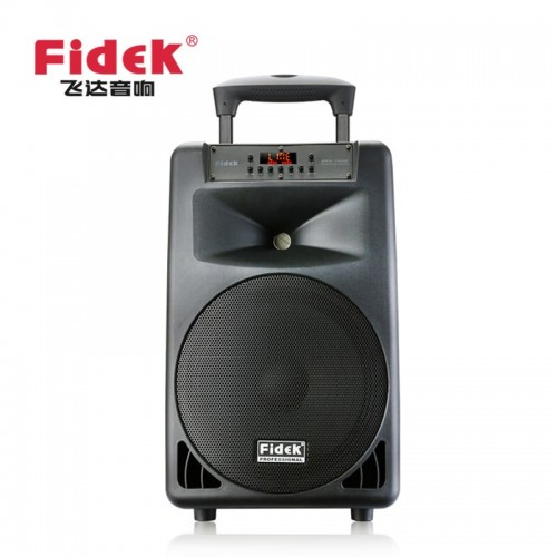 飞达（fidek）12英寸重低音拉杆音箱 大功率蓝牙户外便携式移动音响 FPX-...