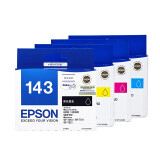 爱普生（EPSON）T1431-1434四色套装 (适用WF-3011/7511/7521/7018/ME960FWD/900WD/85ND机型)