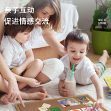 得力（deli）40*60cm白板 软木板墙/留言板/家用记事板/照片墙板（木边框、针插留言）8762
