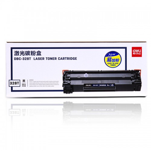 得力DBC-328T硒鼓D-328碳粉盒适用佳能4570dw/4550d/4452系列打印机 DBC-328T易加粉硒鼓1支装 2100页 标准版