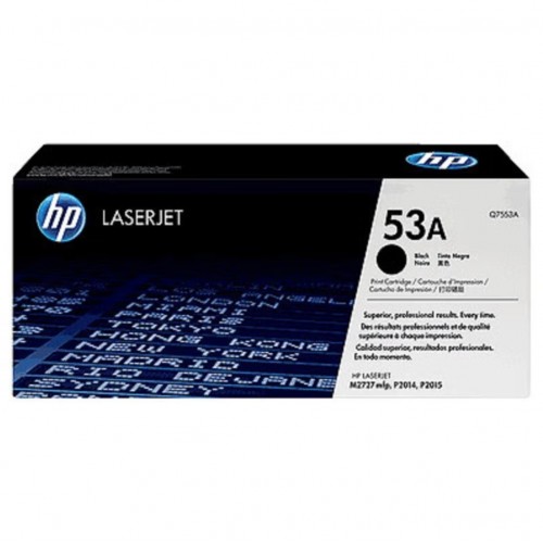 惠普53A（Q7553A）黑色硒鼓单支装（适用hp LaserJet P2014...